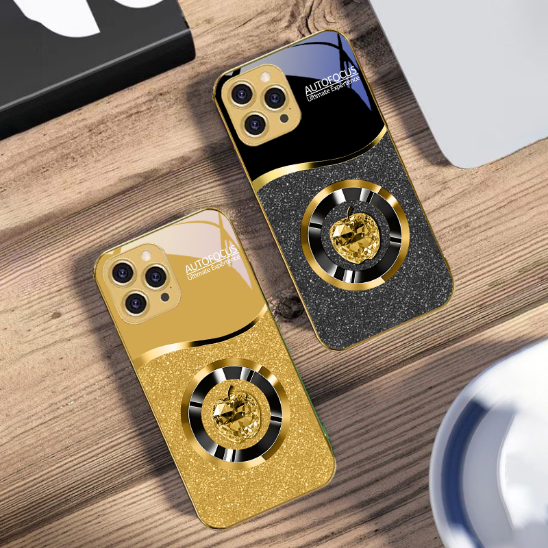 Screen Protector Film - Kryształowy fioletowy futerał na iPhone 16