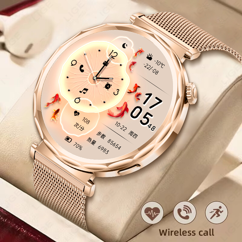 Smartwatch Custom - LIGE Inteligentny zegarek damski dla Xiaomi