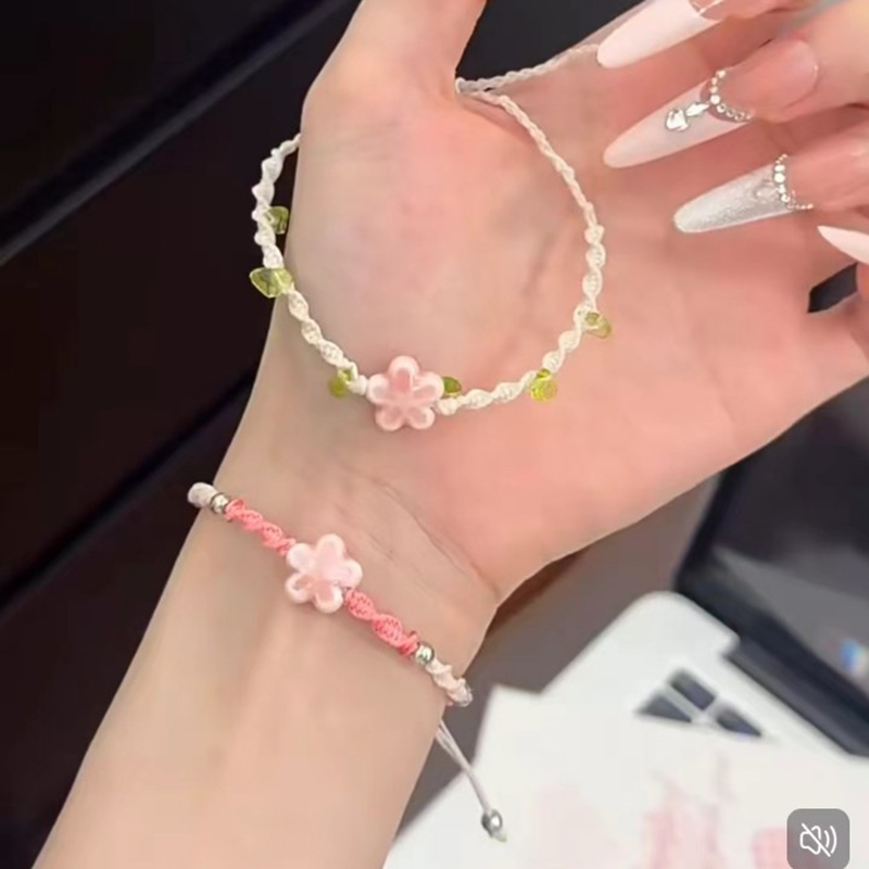 Ceramic Link Bracelet - Ręcznie robiona bransoletka z ceramicznymi koralikami