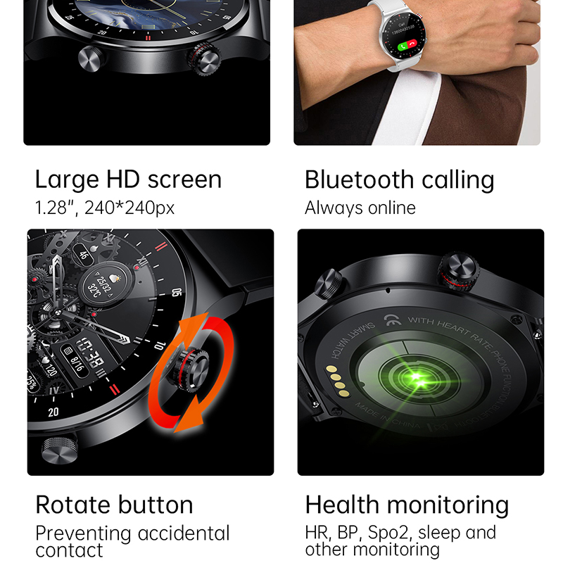 Smartwatch ECG+PPG z funkcją p – Smartwatch Custom recenzja i cena