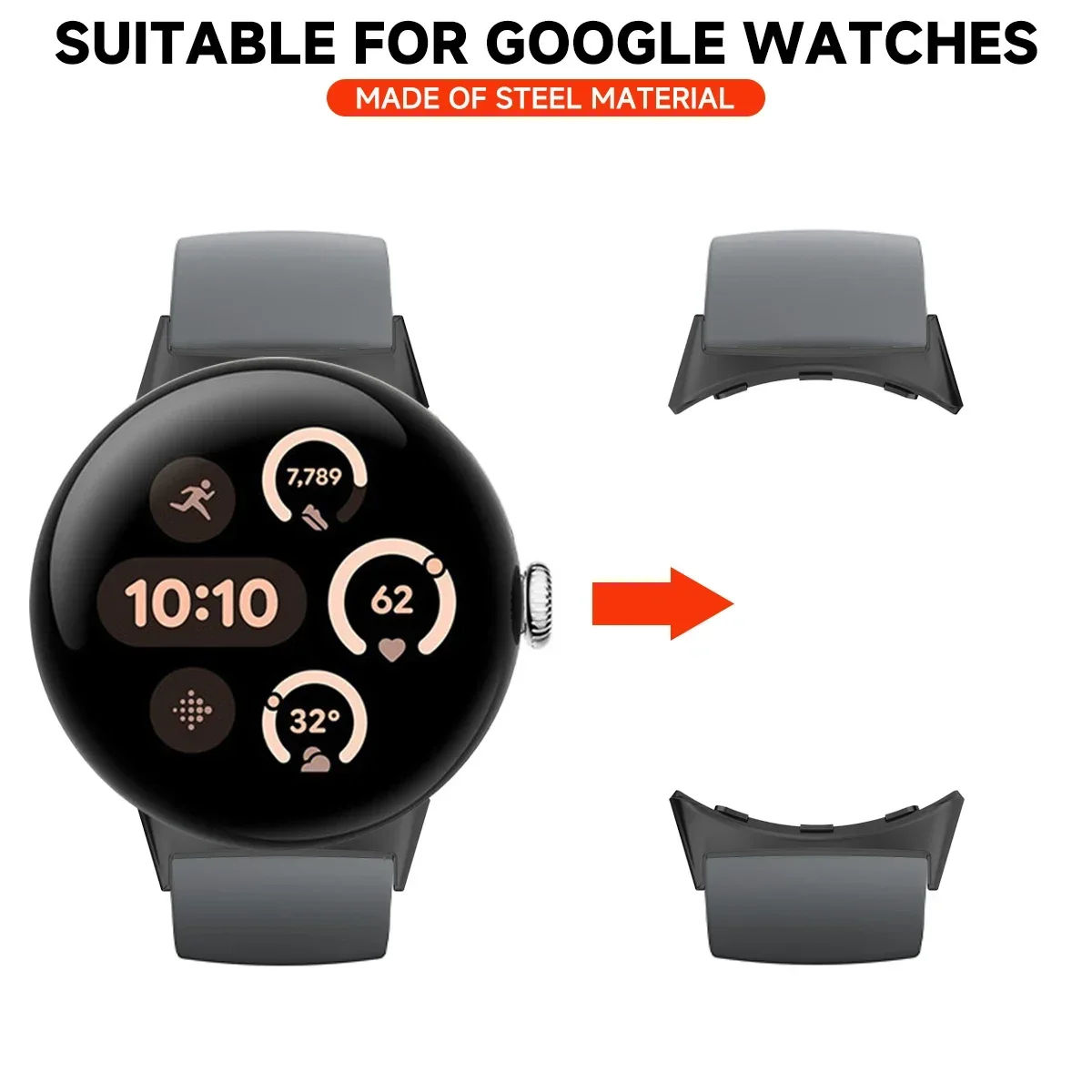 2 szt. Adapter złącza paska ze – Smartwatch Watch Accessories recenzja i cena