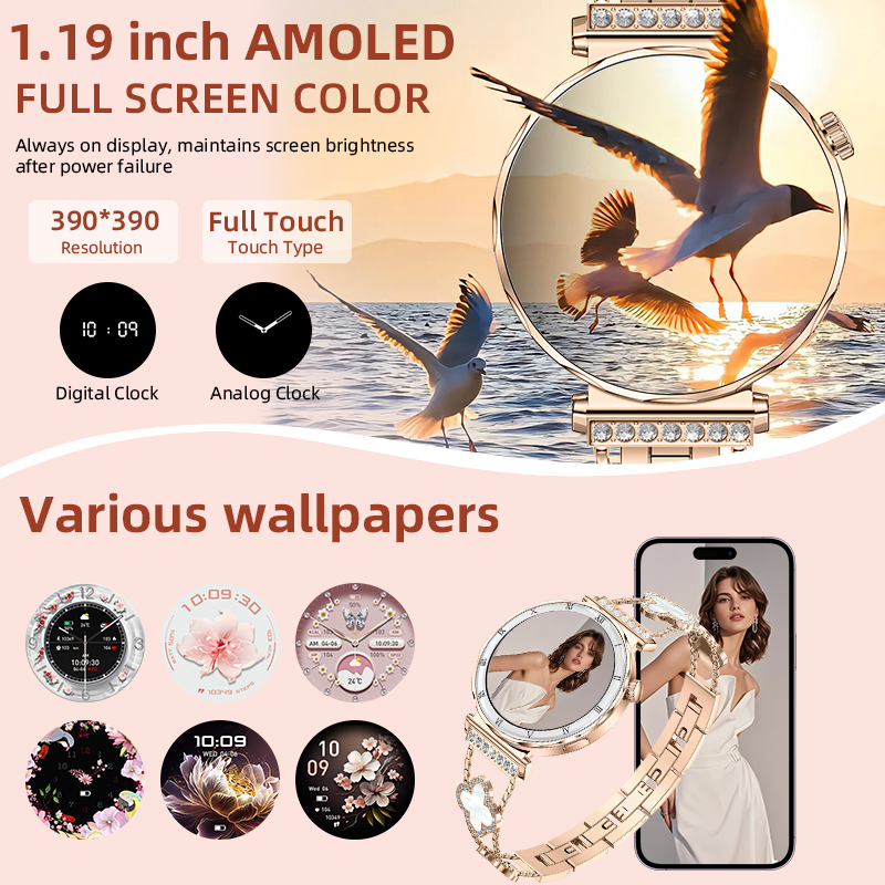 Nowy damski smartwatch LIGE z  – Smartwatch Custom recenzja i cena