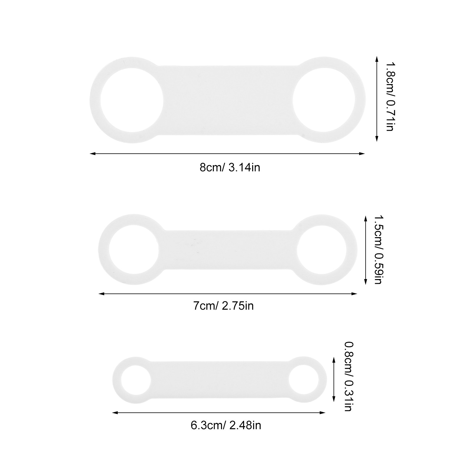 6 szt. silikonowych zawieszek  – Silicone Band Replacement recenzja i cena