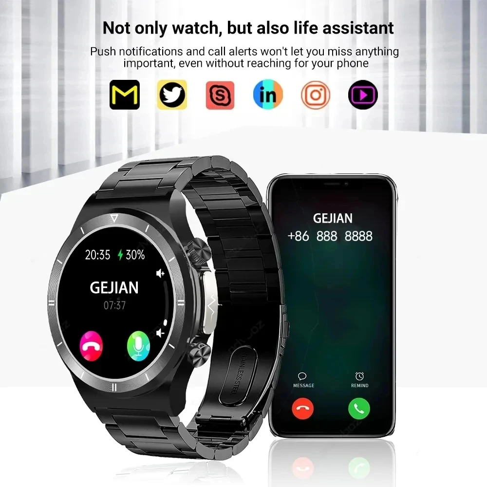 Smartwatch ECG GEJIAN z ekrane – Smartwatch M Active recenzja i cena